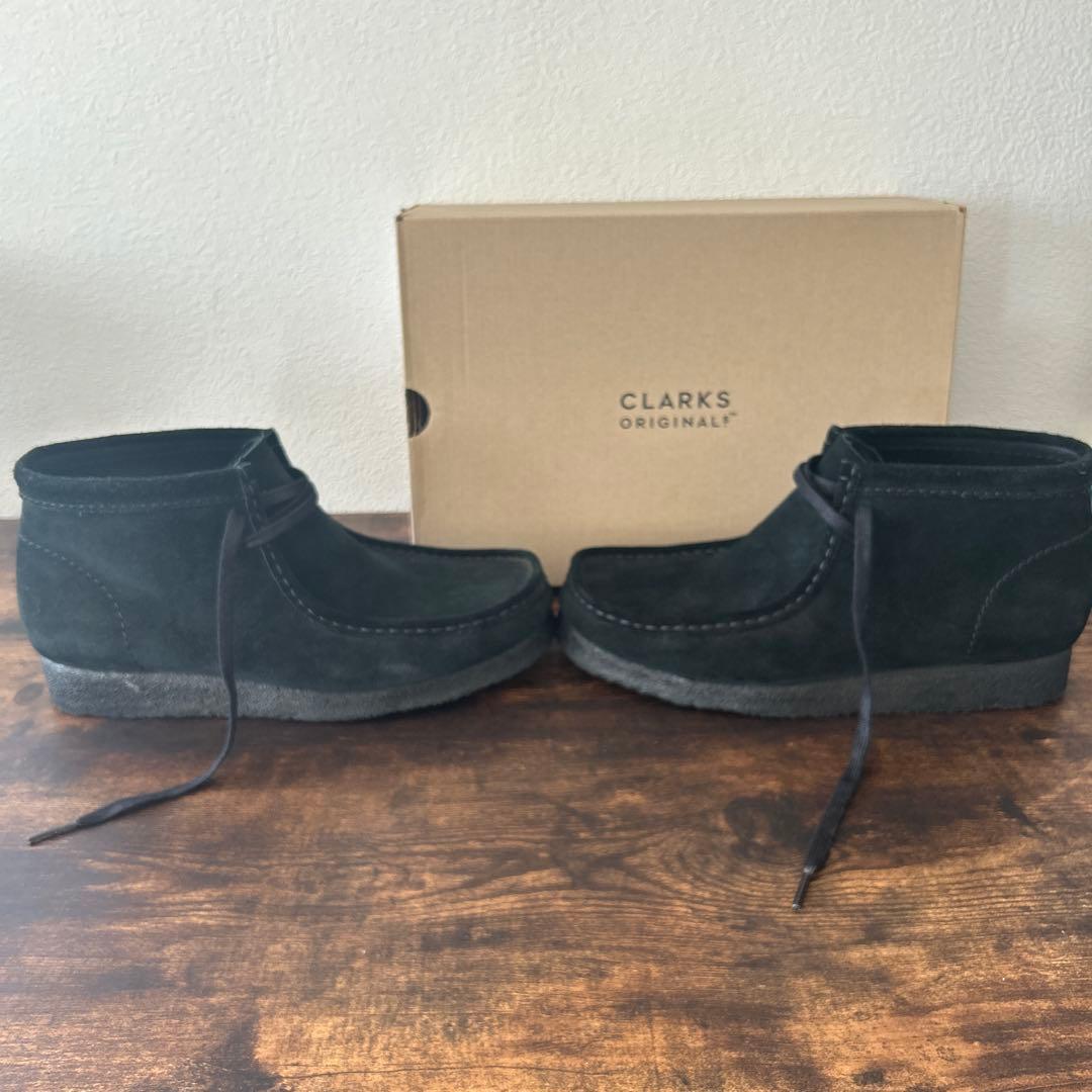 Clarks ワラビーブラック　シューズ
