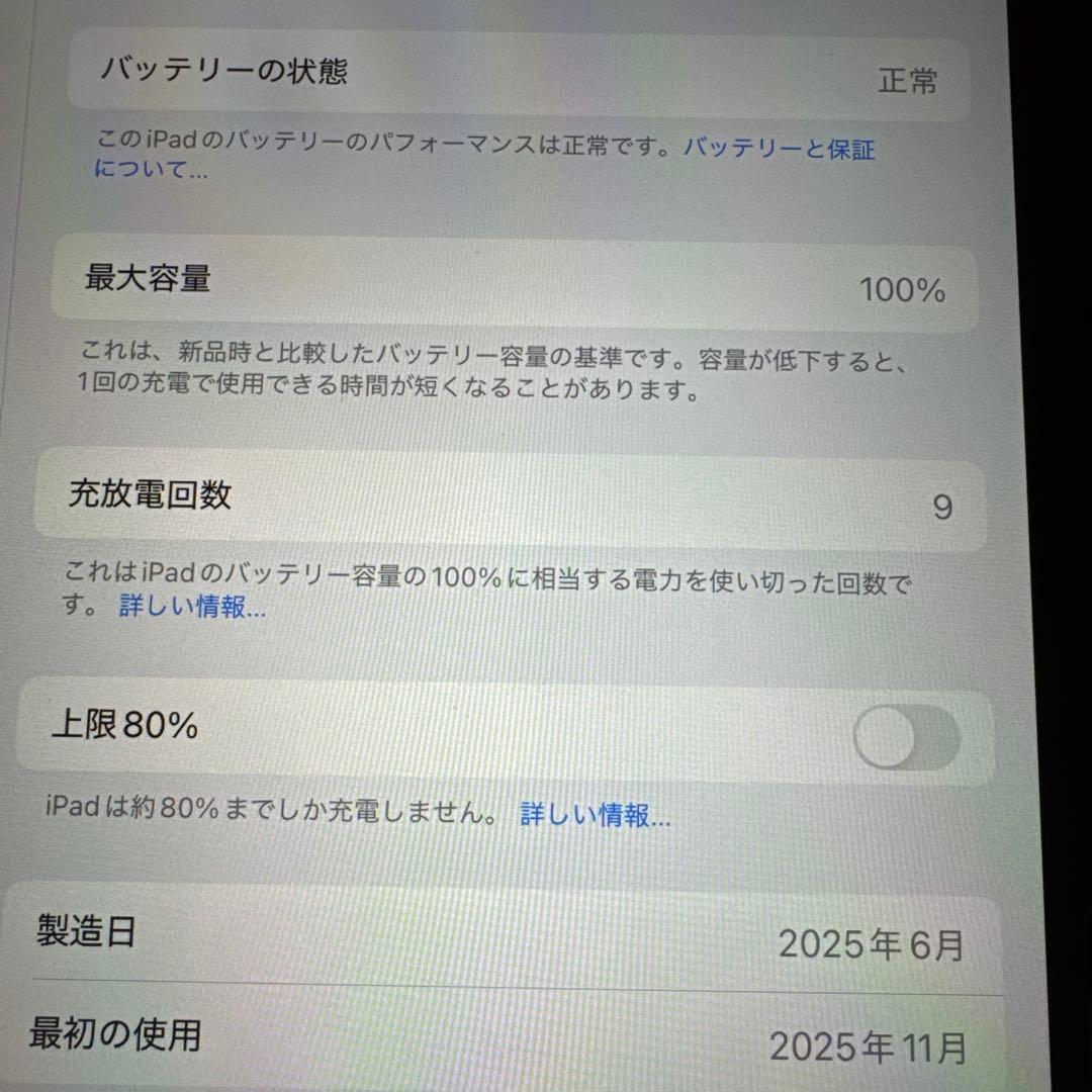 Apple 11インチ　iPad Air M3 128GB Wi-Fi ブルー