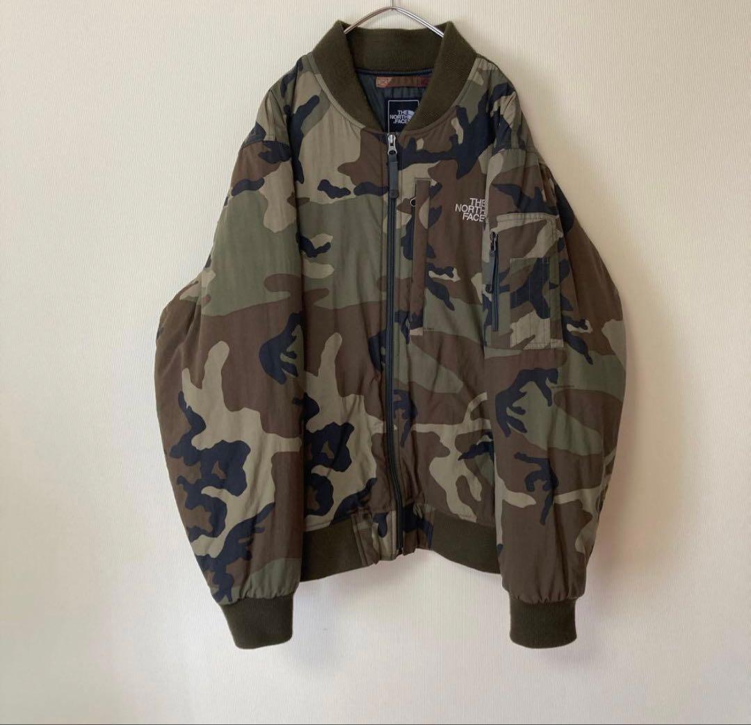 THE NORTH FACE 迷彩 MA-1ジャケット サイズM