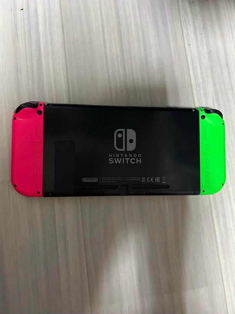Nintendo Switch グリーン/ピンク　ジャンク