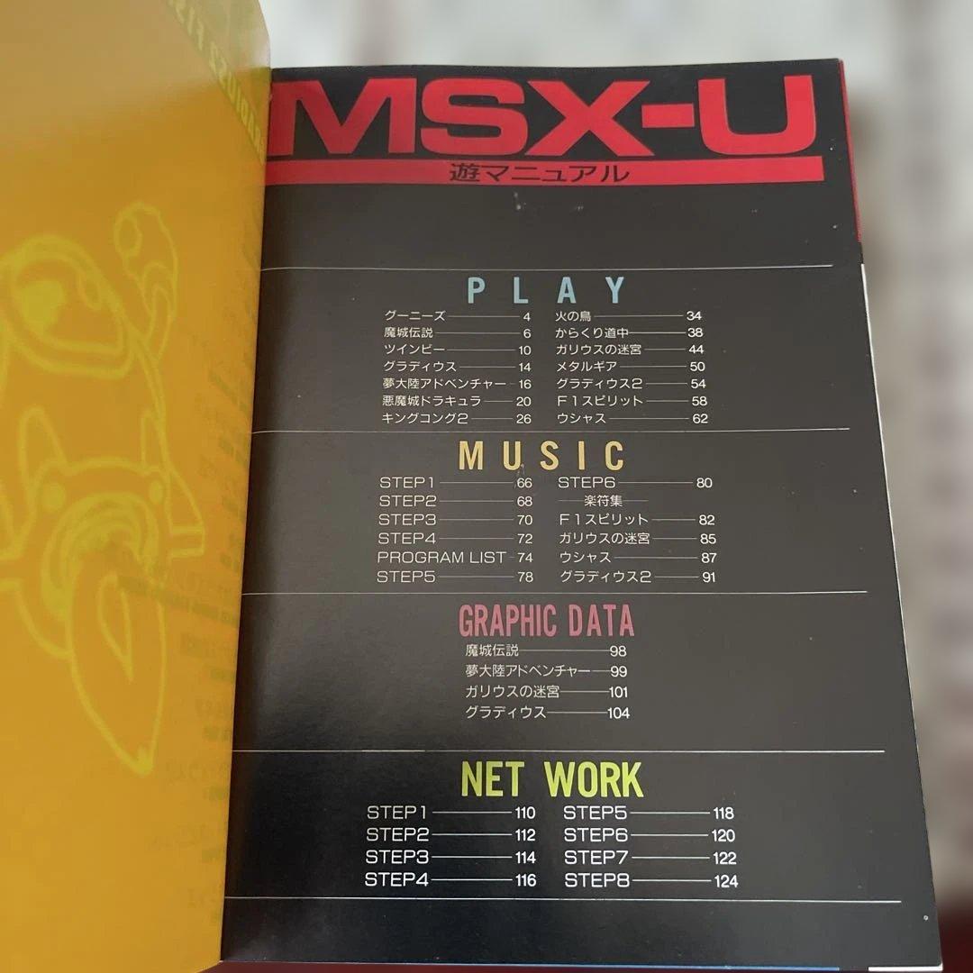 MSX-U GRADIUS2 F1SPIRIT GAME MUSICカセット除く