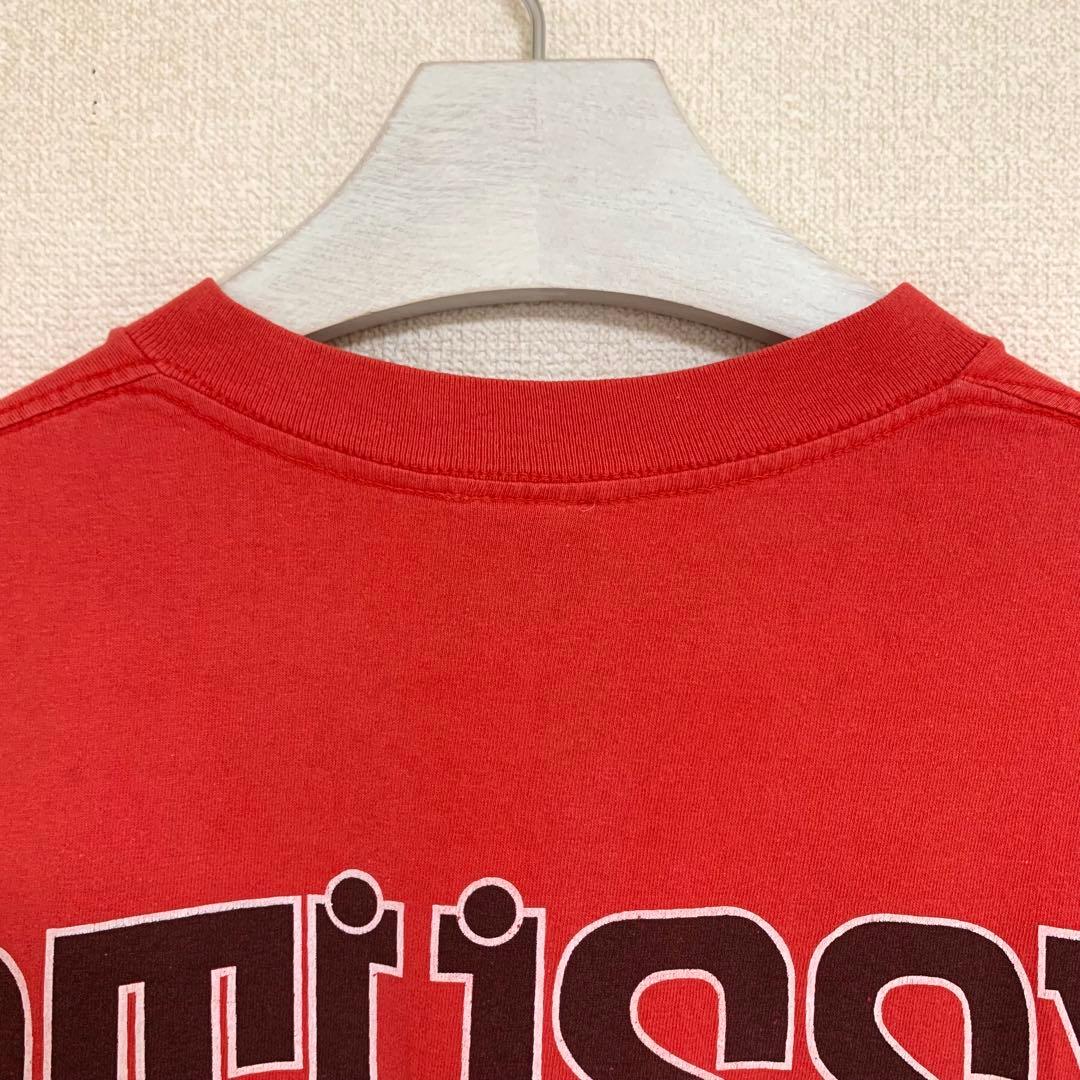 80s 前期 STUSSY USA製 黒タグ BURLY THREADS TEE