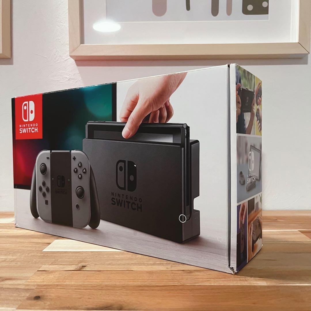 Nintendo Switch スイッチ　グレー 本体　おまけ付き