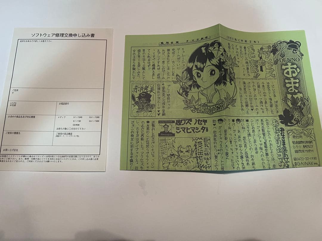 プリンセスメーカー　ガイナックス　赤井孝美