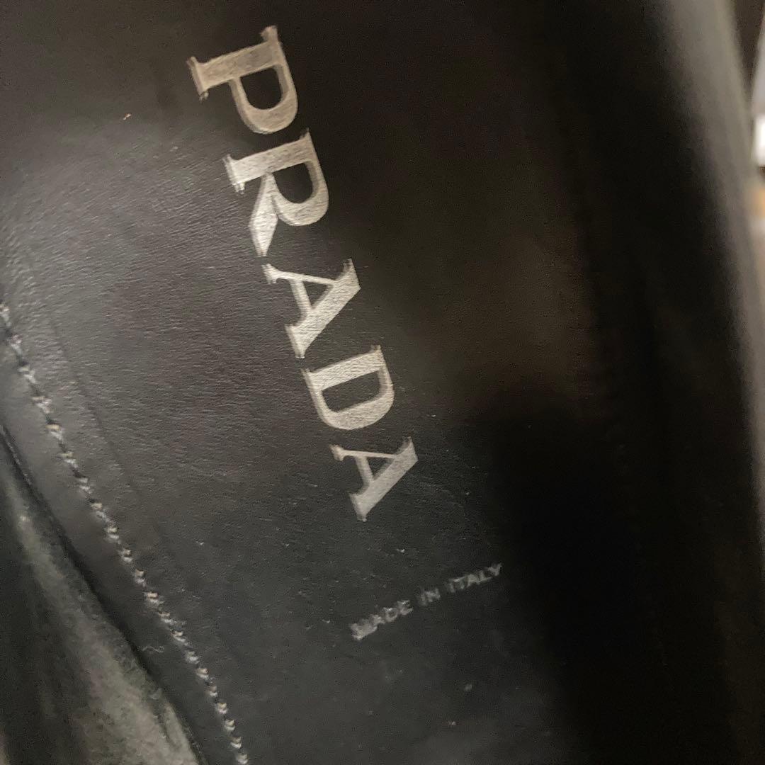 PRADA 黒 レザー モカシン　ドライビングシューズ