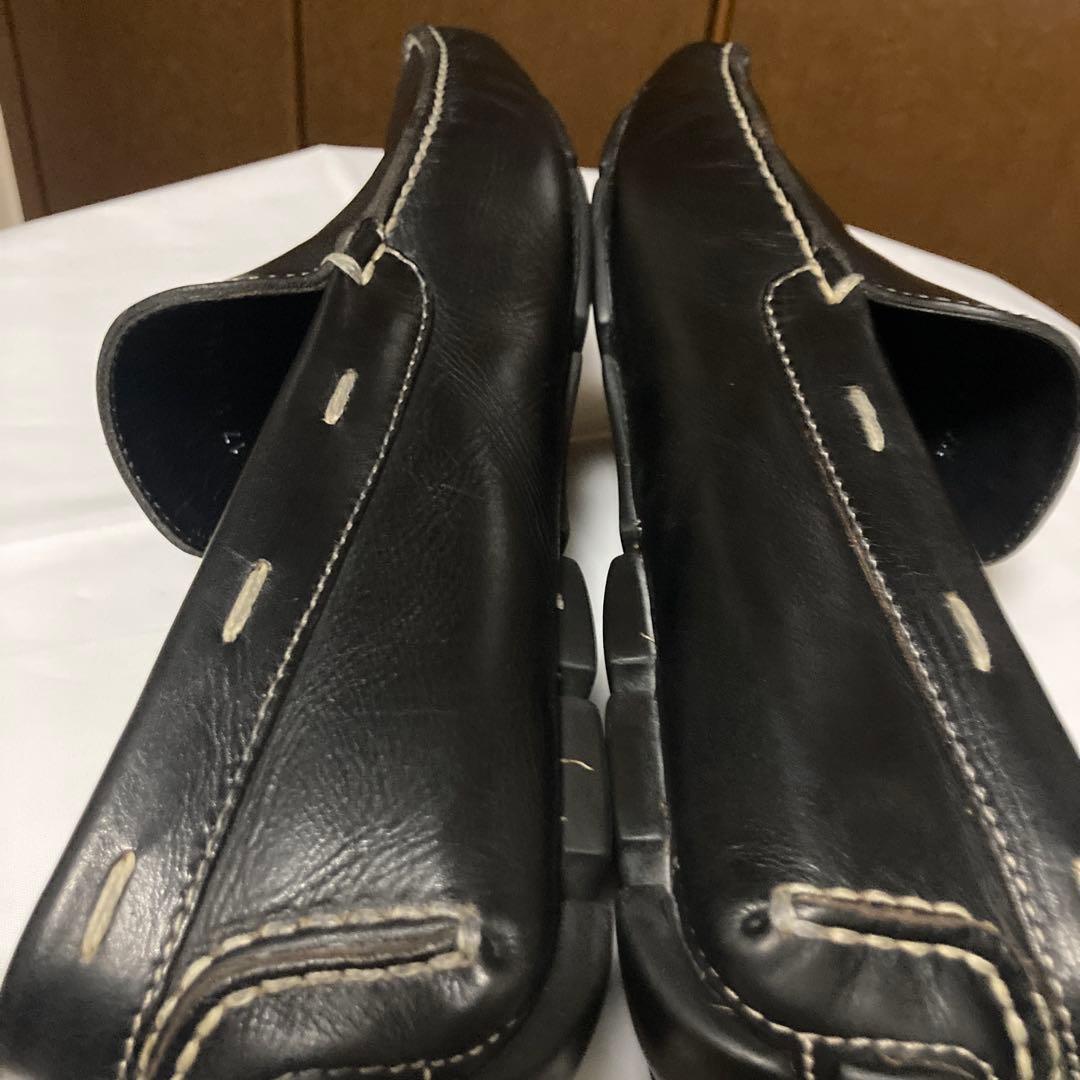 PRADA 黒 レザー モカシン　ドライビングシューズ