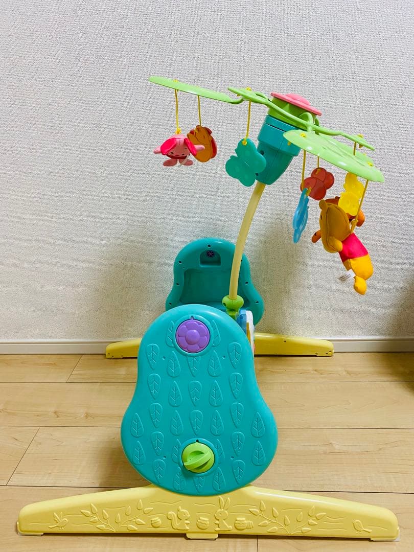 プーメリー 美品 ディズニー 6WAYベビージム プーさん
