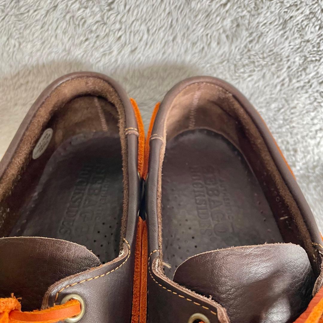 美品‼️SEBAGO セバゴ デッキシューズ ダークブラウン　茶色　レザー