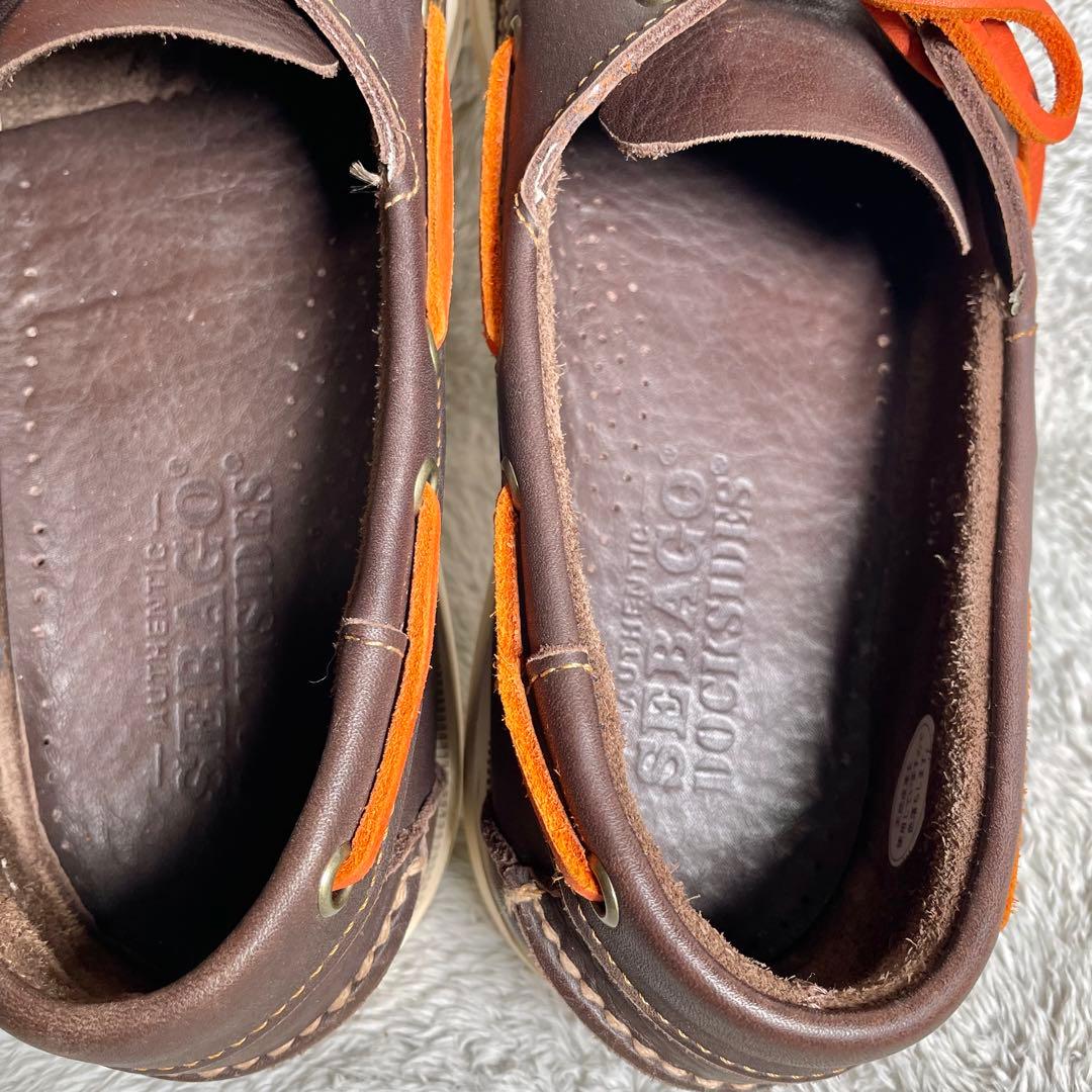美品‼️SEBAGO セバゴ デッキシューズ ダークブラウン　茶色　レザー