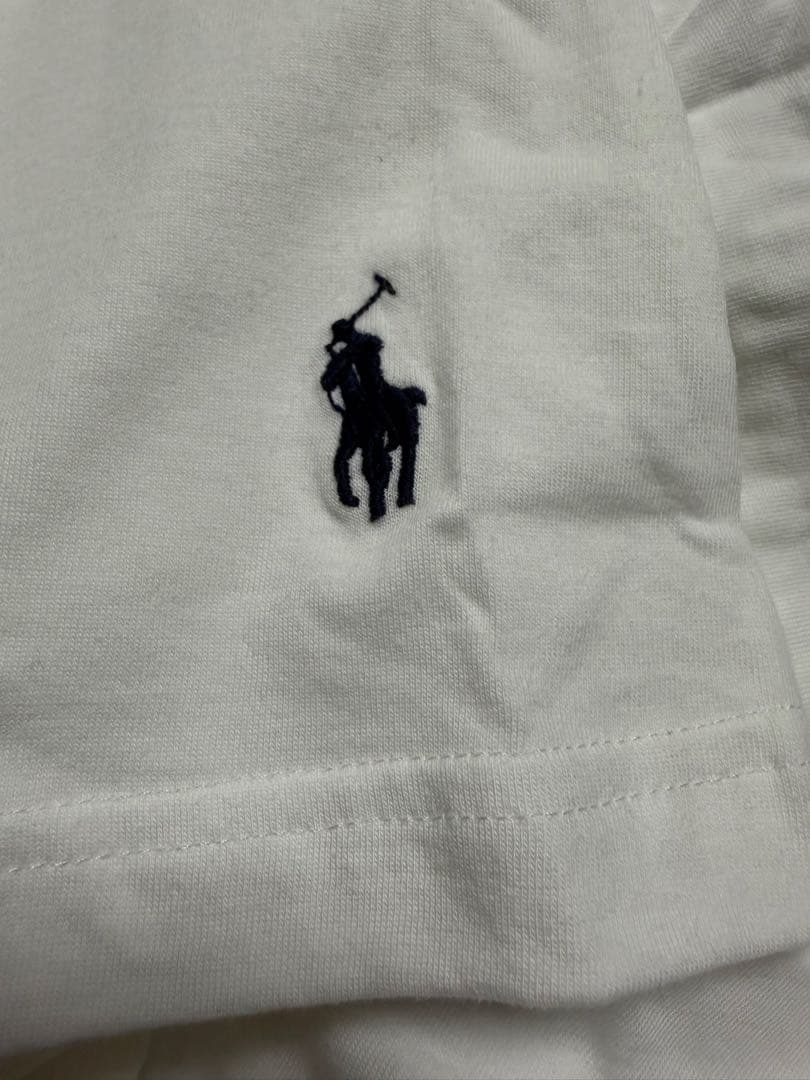 正規品　ポロラルフローレン スリムフィットTシャツ S白 1枚