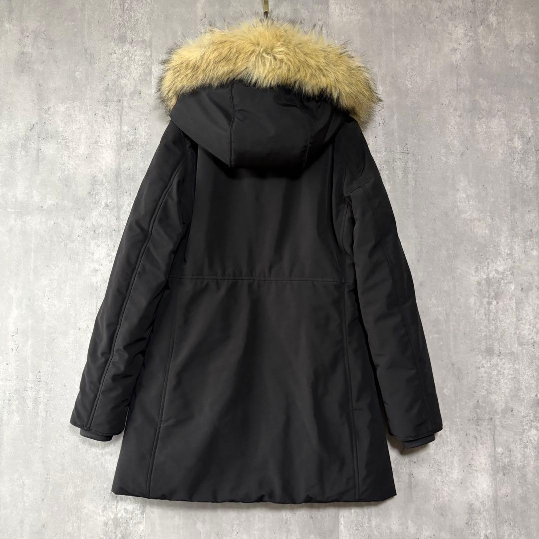 美品✨ザラ ZARA ウィンターパーカー　モッズコート　黒　防寒XS