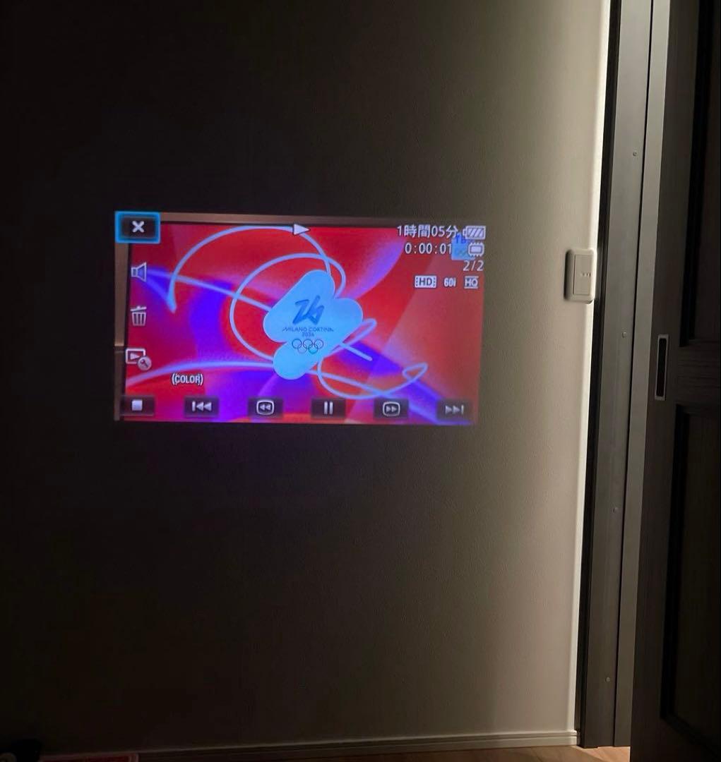 プロジェクター搭載HDビデオカメラ Sony HDR-PJ390