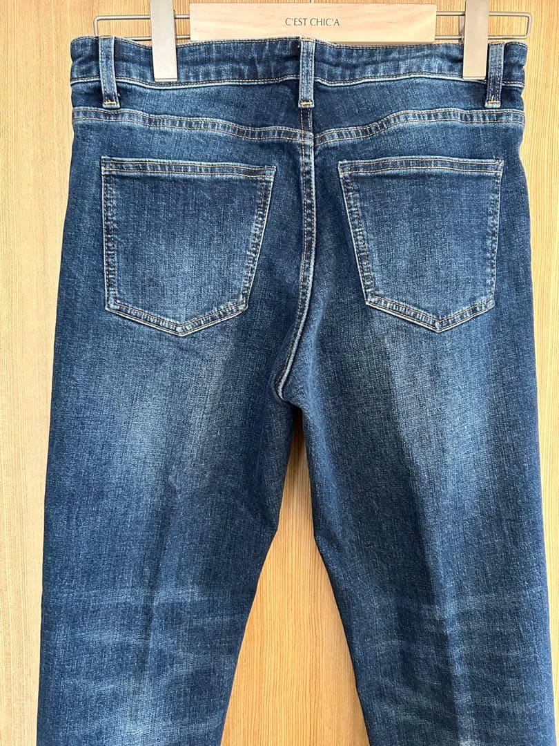 美脚2wayストレッチデニム 38クールカレアン