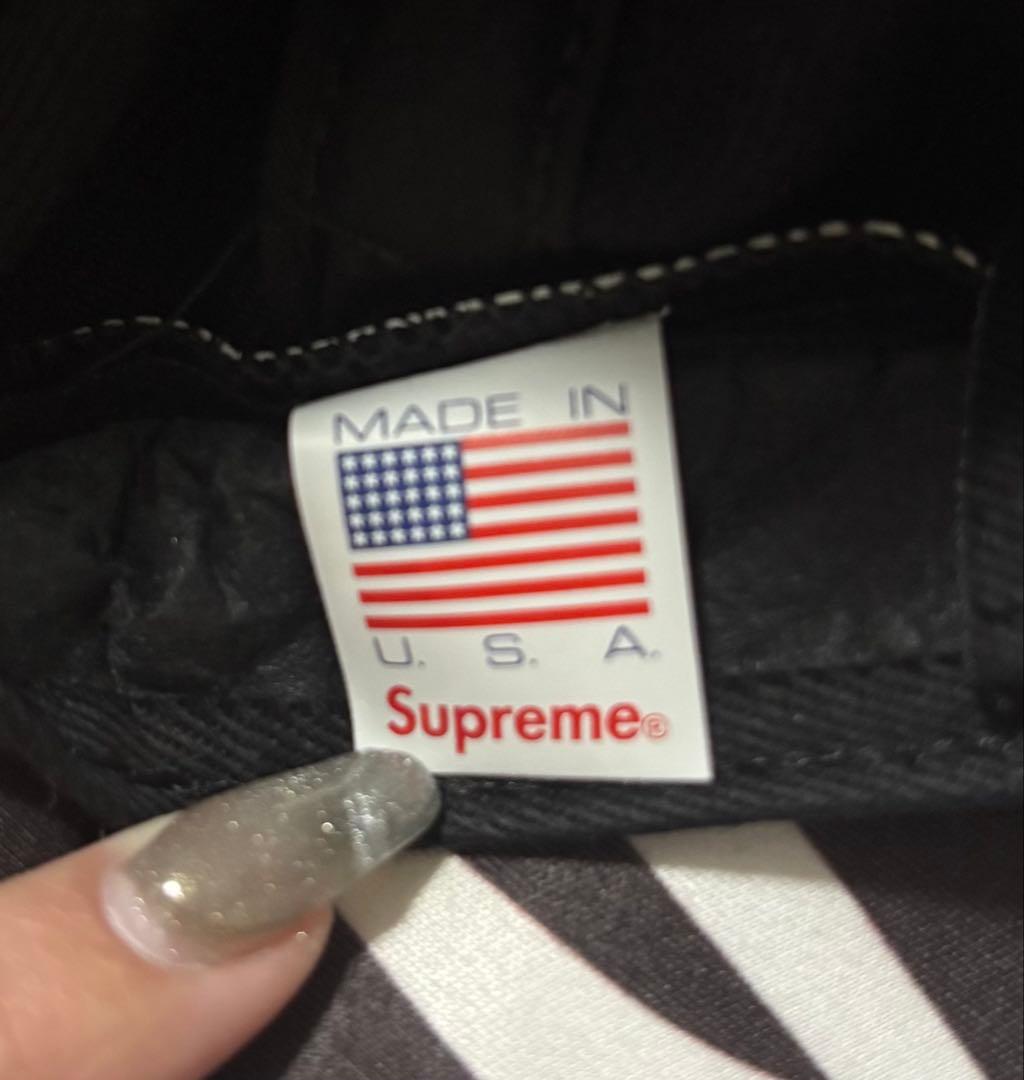 SUPREME×CHAMPION 5-PANEL CAP 17AW BLACK