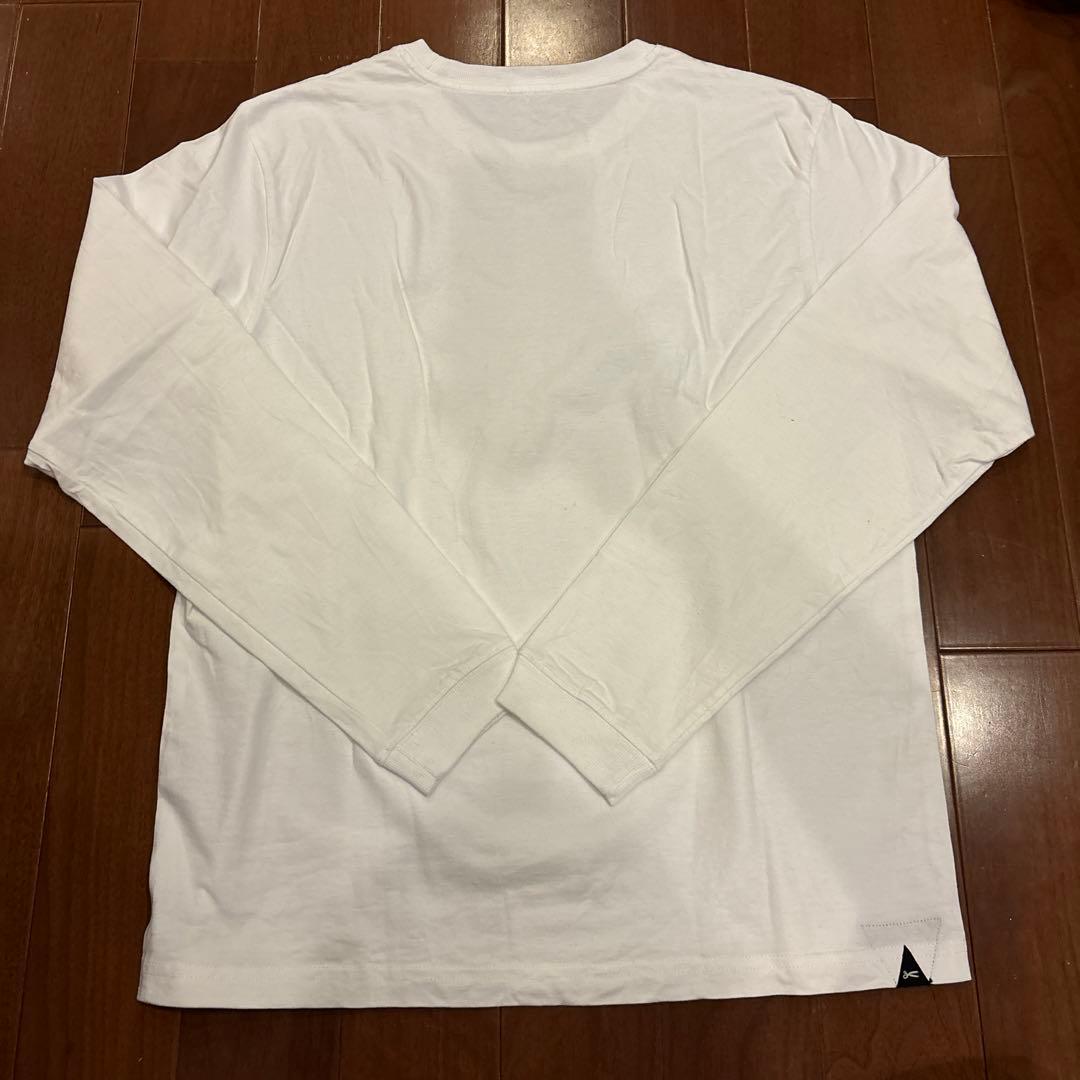 DENHAM ホワイト 長袖 Tシャツ