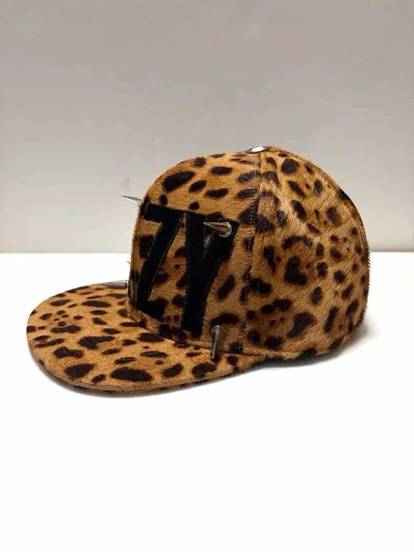 Cozy world wide ヒョウ柄 スパイクキャップ　正規品