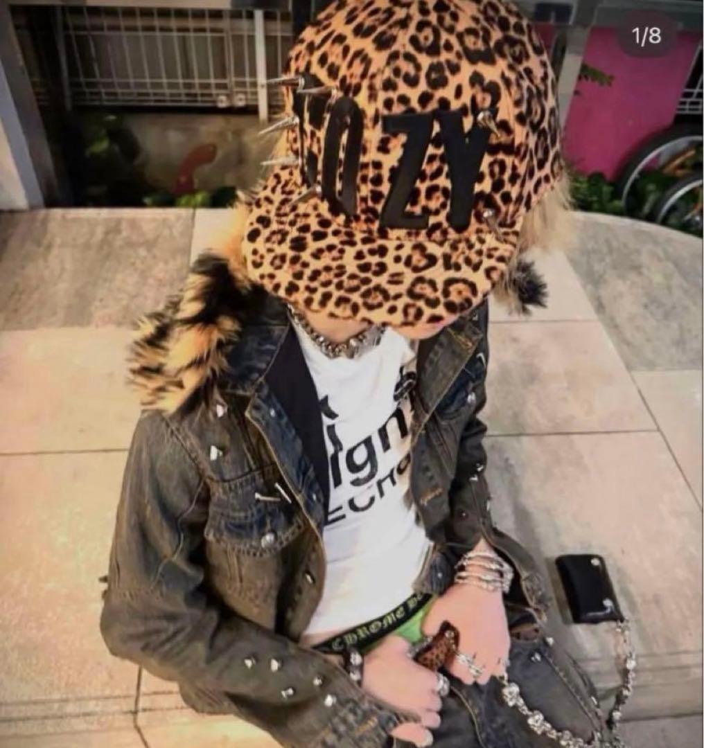 Cozy world wide ヒョウ柄 スパイクキャップ　正規品