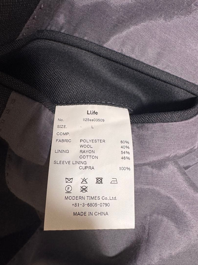 ジャケット・アウター LIDNM Llife DOESKIN TAILORED JACKET