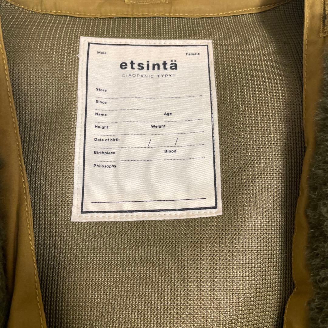【etsinta/エシンタ】ファー切替ジャケット　CIAOPANIC TYPY