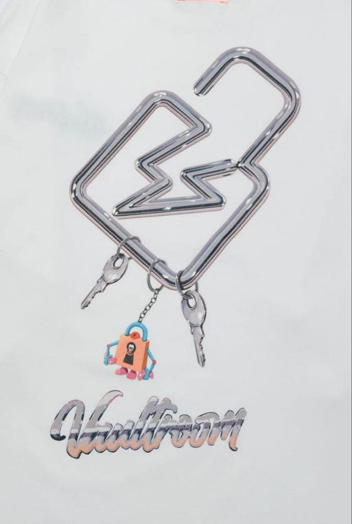 vaultroom KEY CHAIN TEE / WH XLサイズ