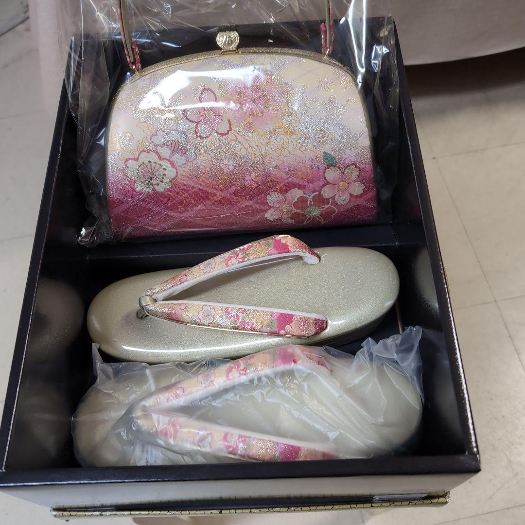 水色振袖　長襦袢半襟付き　　　新品草履バックのセット　美品　成人式