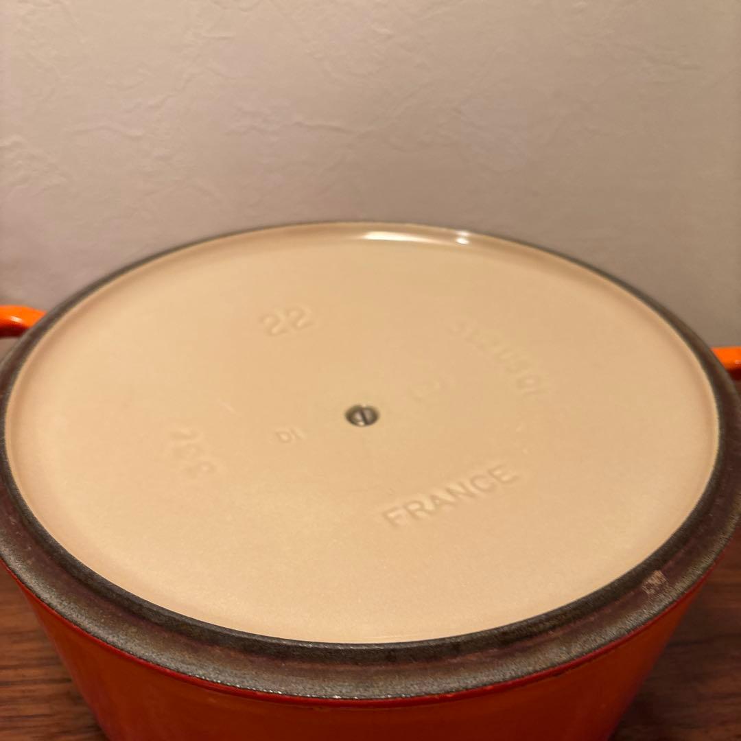 ル・クルーゼ　LECREUSET 両手鍋22cm 26cm 2個セット