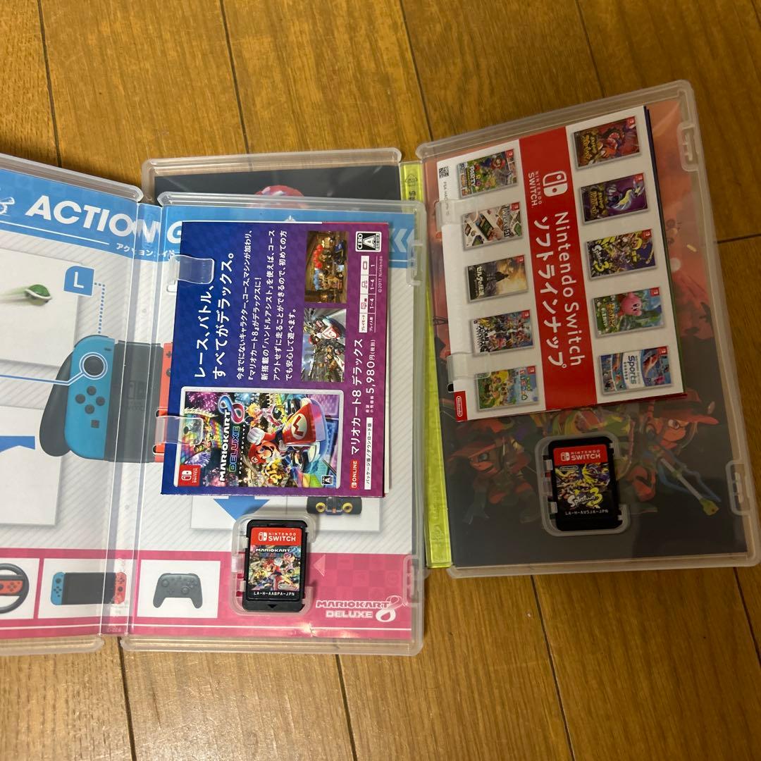 マリオカート8 デラックス & スプラトゥーン3 のカセット