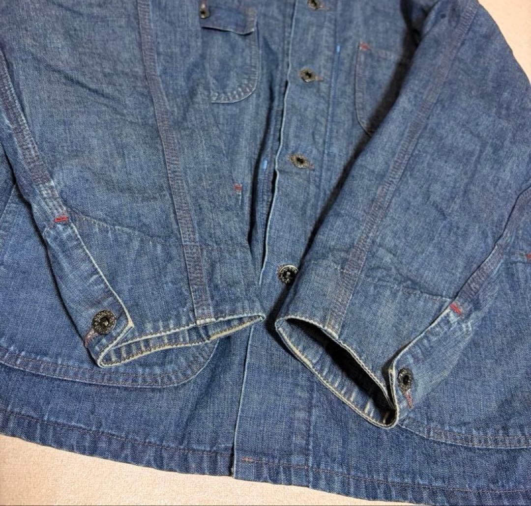 天空丸 TIGRE BROCANTE Denim Chore Jacket 百鯉