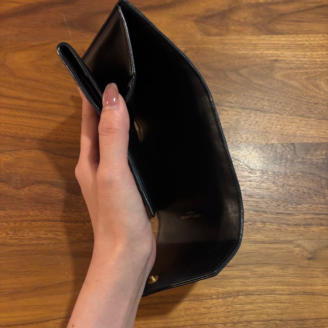 SAINT LAURENT 三つ折り財布　　サンローラン　YSL