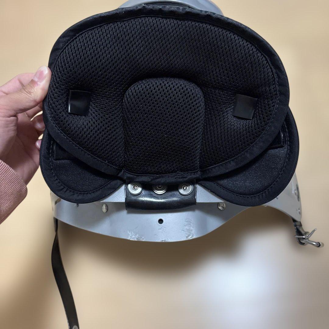 Riddell Power ショルダーパッド グレー/ブルー