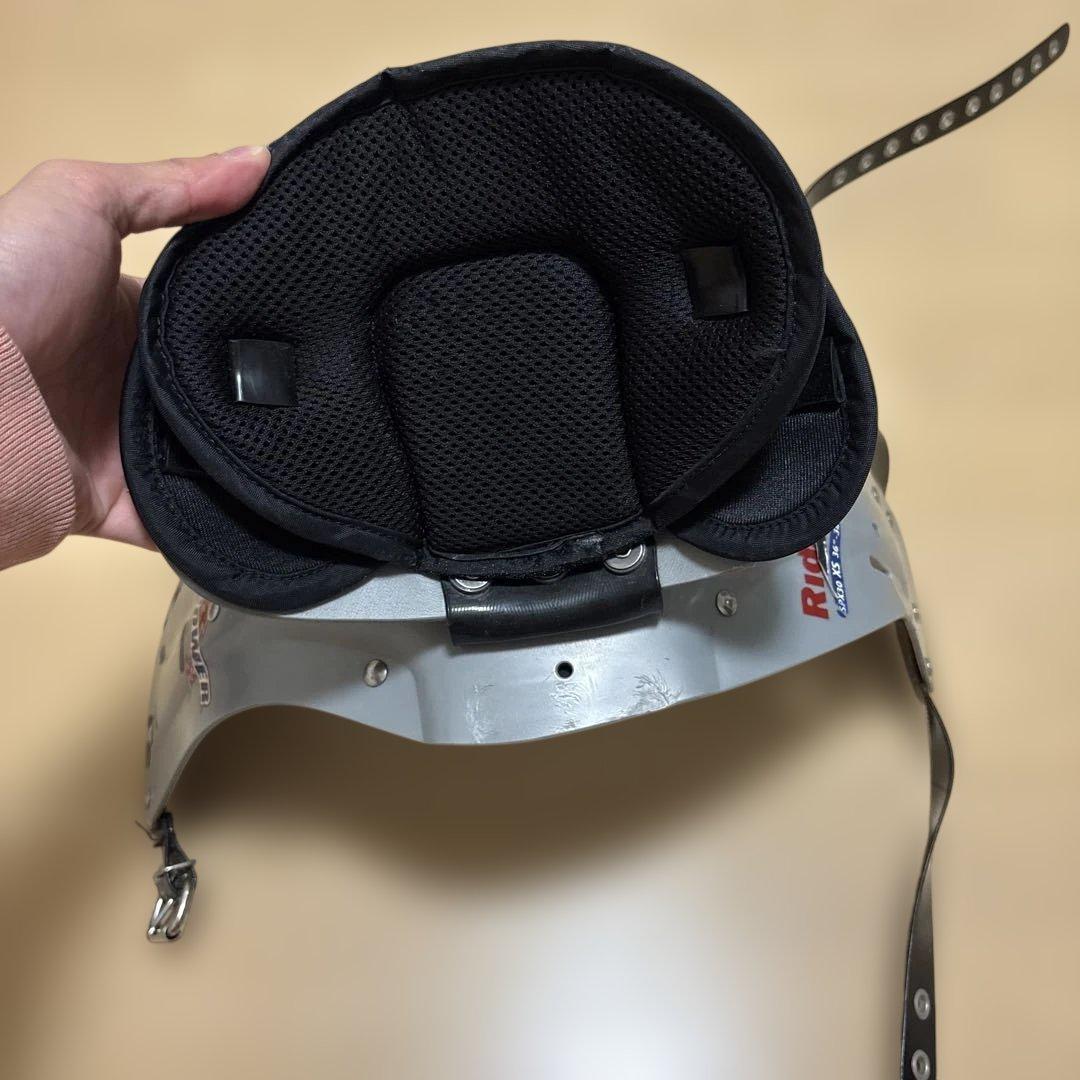 Riddell Power ショルダーパッド グレー/ブルー