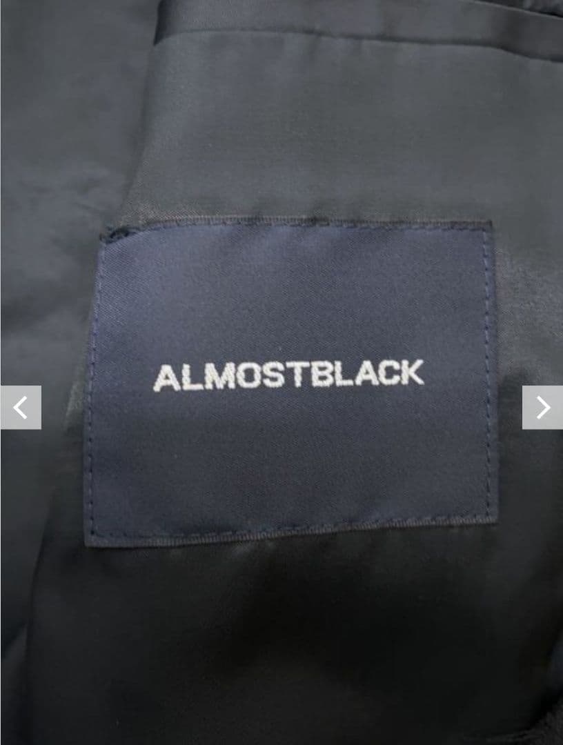 s*n様 Almostblack テーラード　ジャケット　サイズ１　ブラック 1