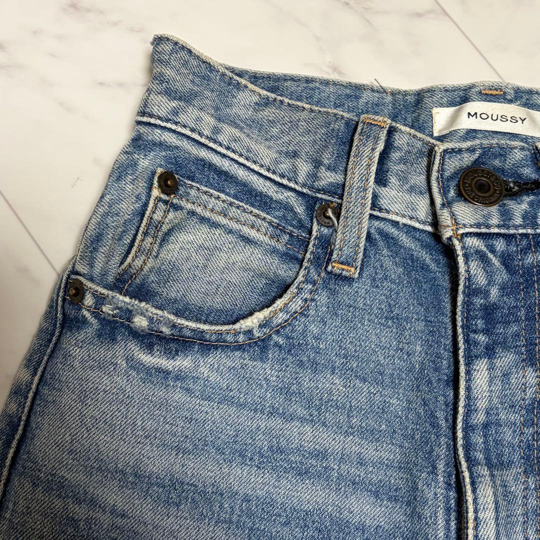MOUSSY マウジー デニム MVS FLARE フレア ジーンズ W23