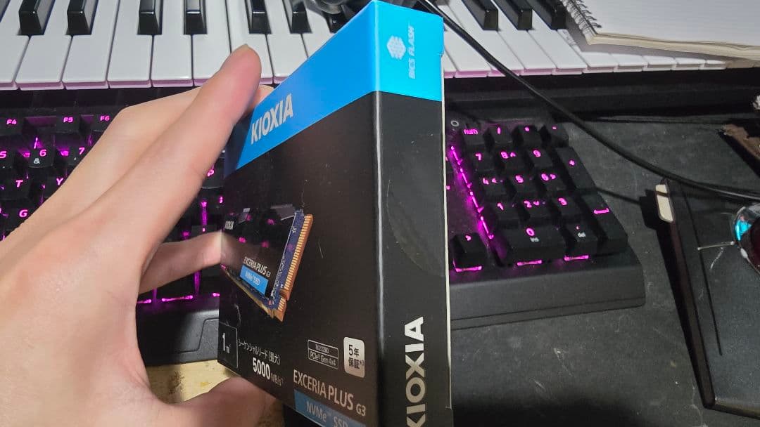 内蔵型SSD Kioxia EXCERIA PLUS G3 1TB M.2 SSD