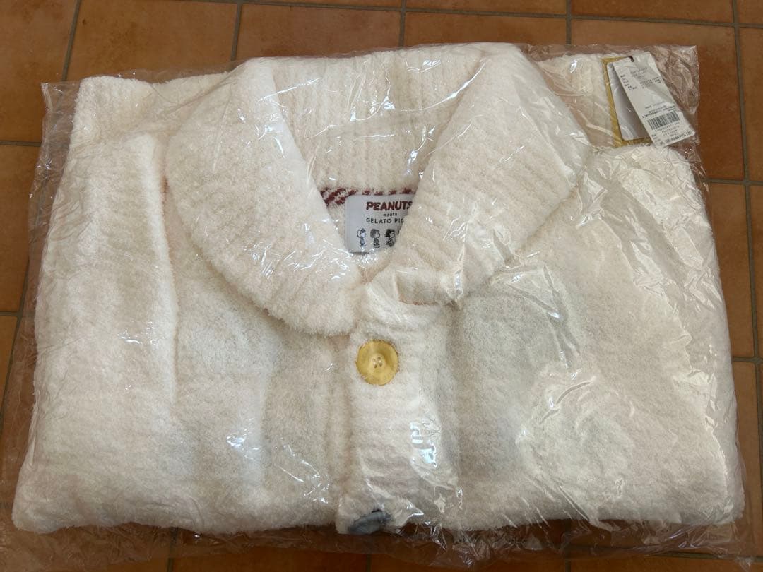 【☆新品未使用☆】スヌーピーカーディガン ジェラピケコラボ