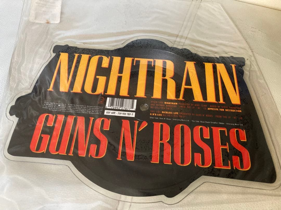 激レア　アンカット盤　Guns N' Roses レコード ガンズアンドローゼズ