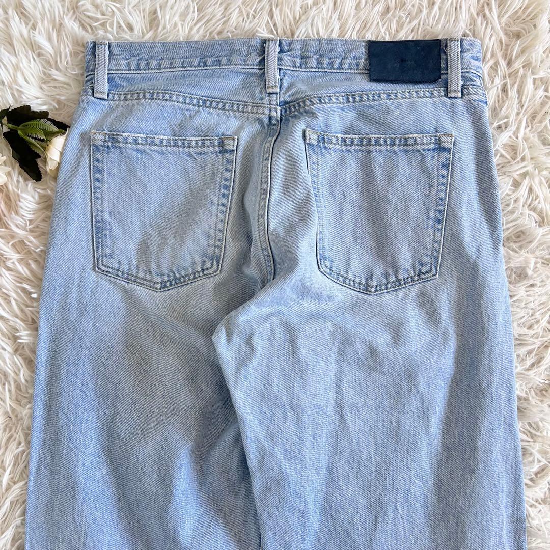 ebure エブール ウォッシュド デニム パンツ