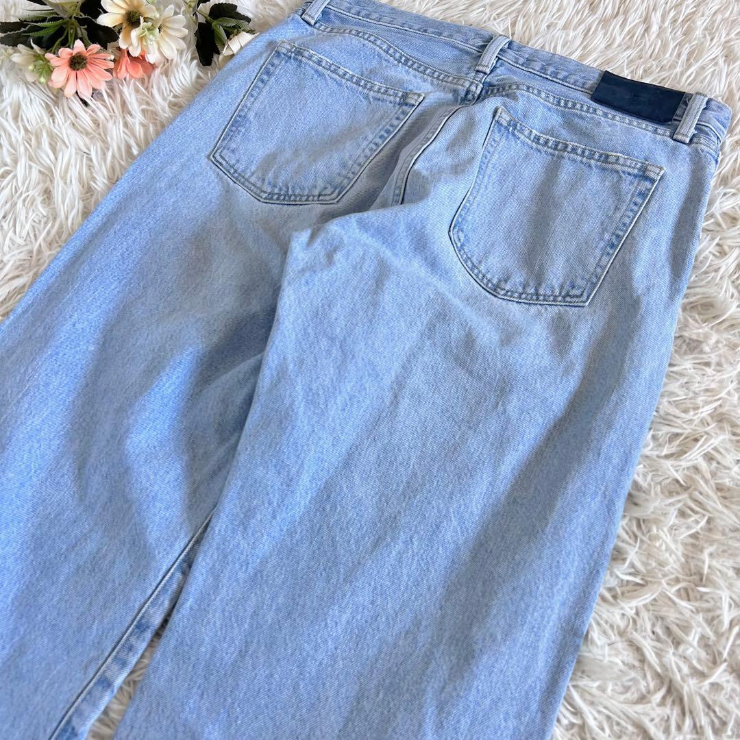 ebure エブール ウォッシュド デニム パンツ