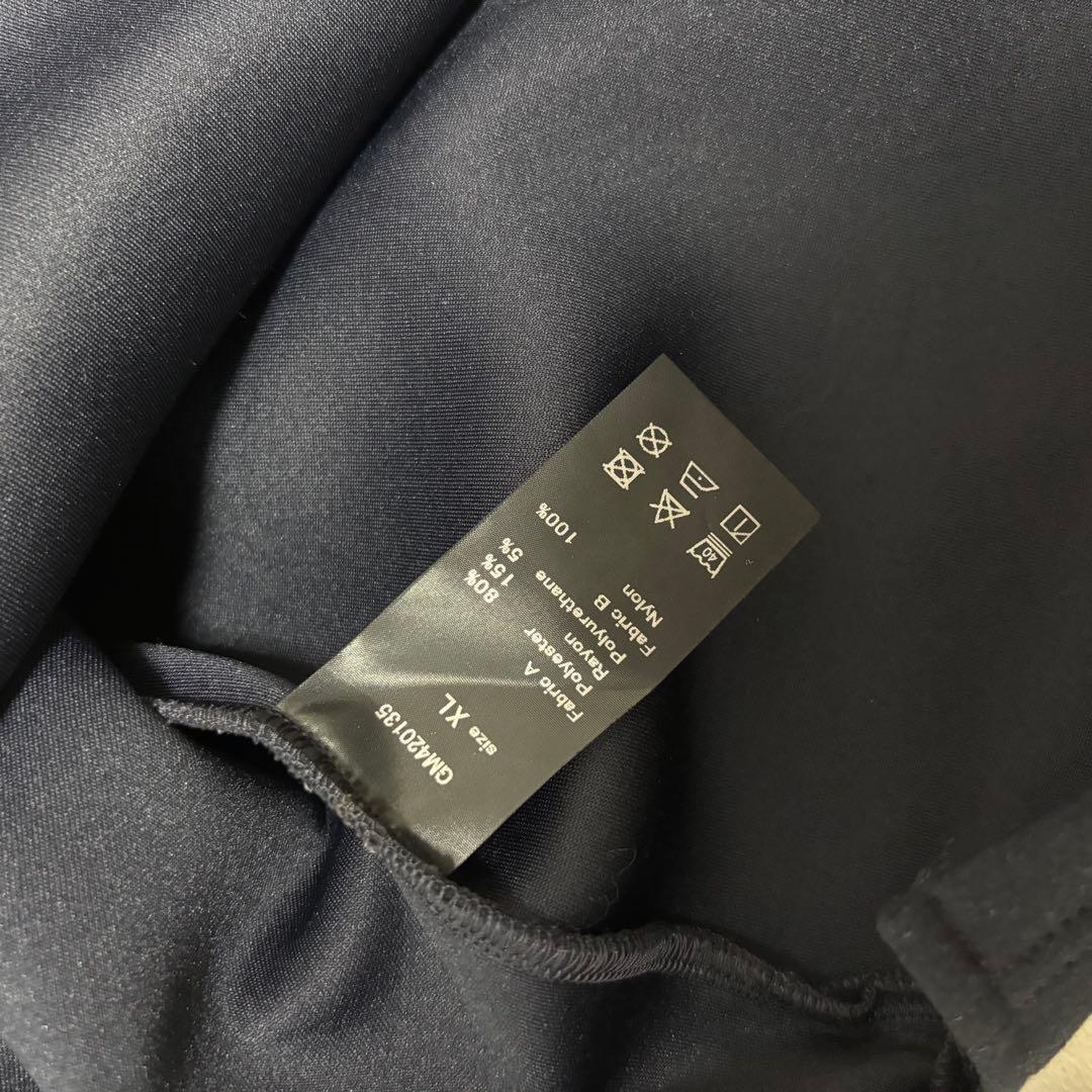 HERG1 エルグワン　ハーフジップ　トレーナー　ネイビー　グレー　ゴルフ　XL
