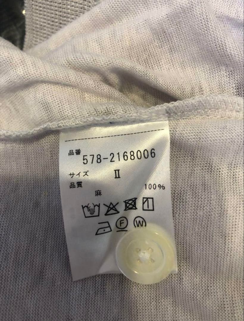 マーガレットハウエル LINEN JERSEY POLO Ⅱ