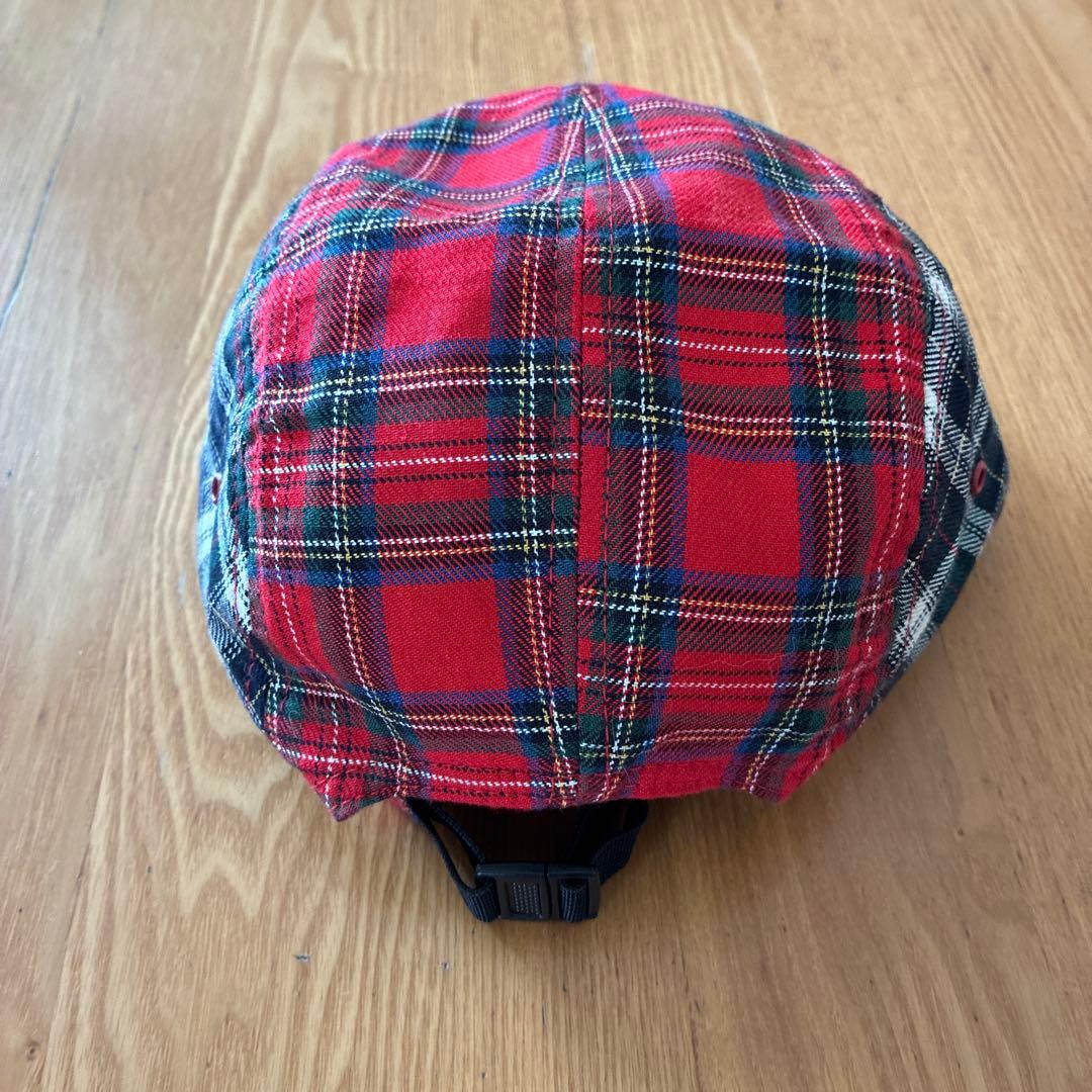 希少品 Supreme Patch Tartan Camp Cap