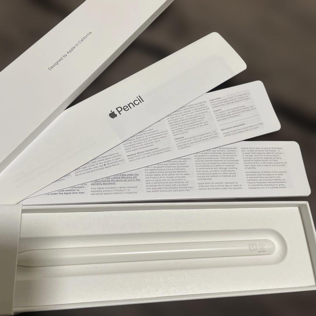 【正常動作】Apple pencil MU8F2J/A 第二世代　アップル純正品