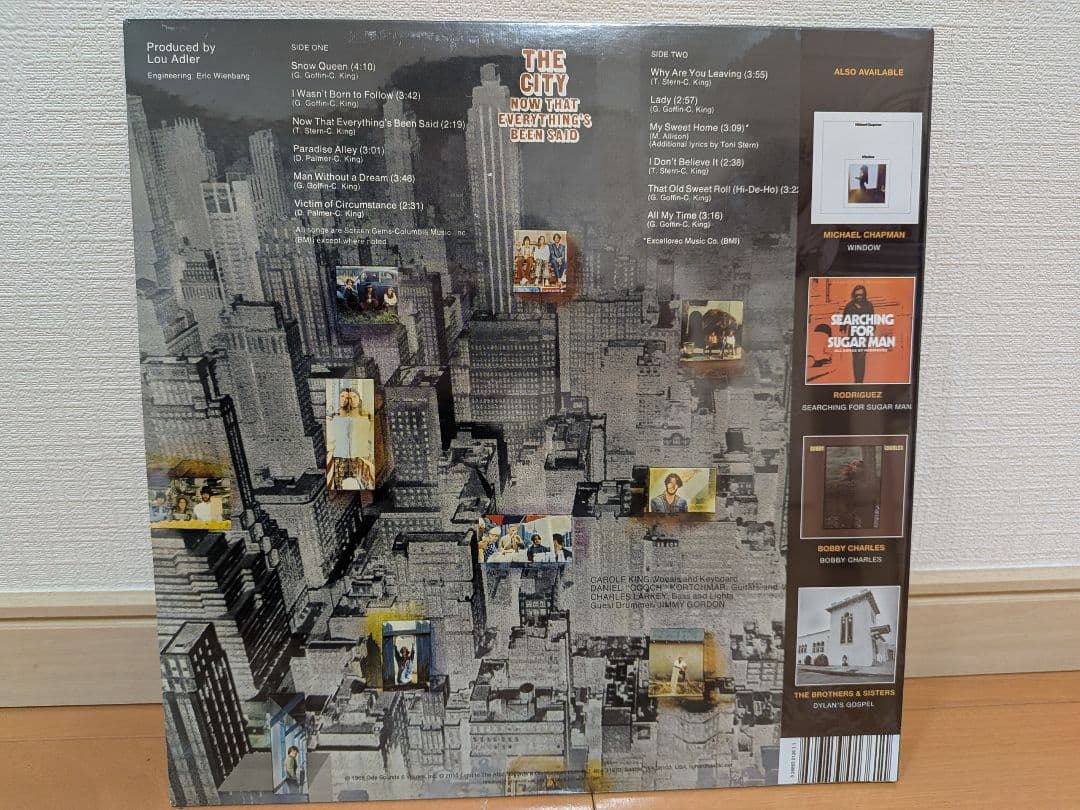 未開封シールド THE CITY / CAROLE KING キャロル・キング
