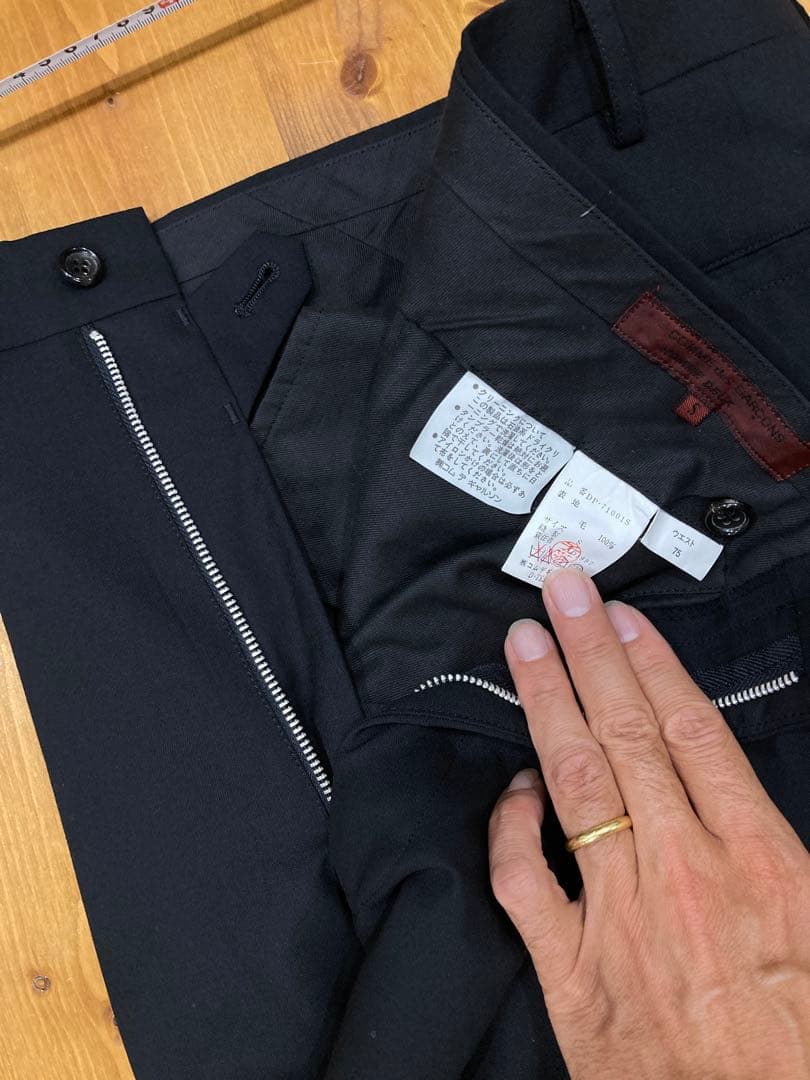 COMME des GARÇONS ブラックスーツ 上下セットアップ