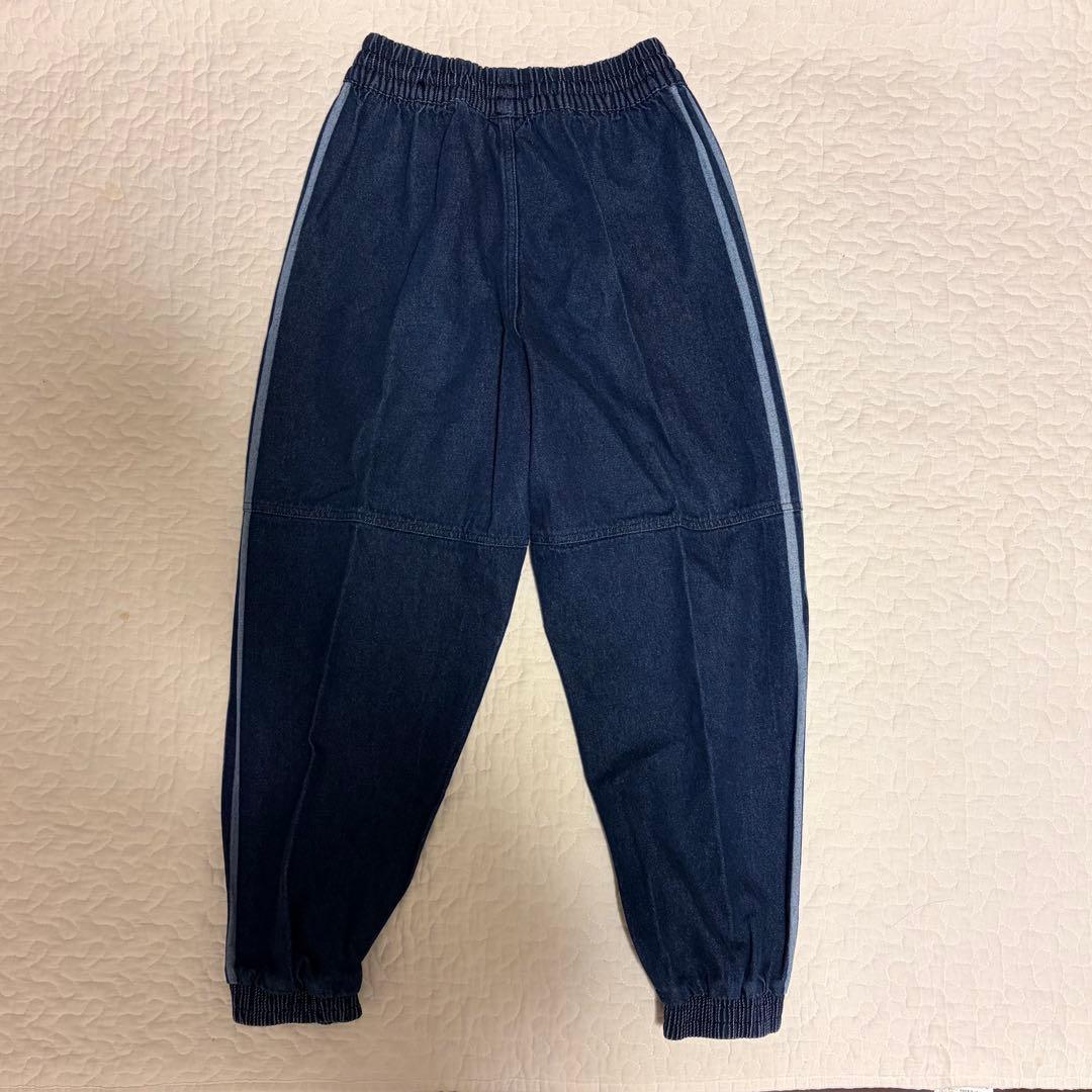 adidas デニム　トラックパンツ　M インディゴパンツ