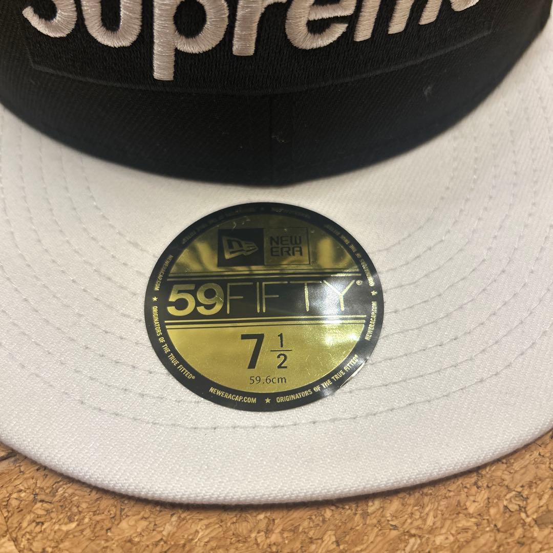 帽子 Supreme 2-tone box logo new ERA 7 1/2