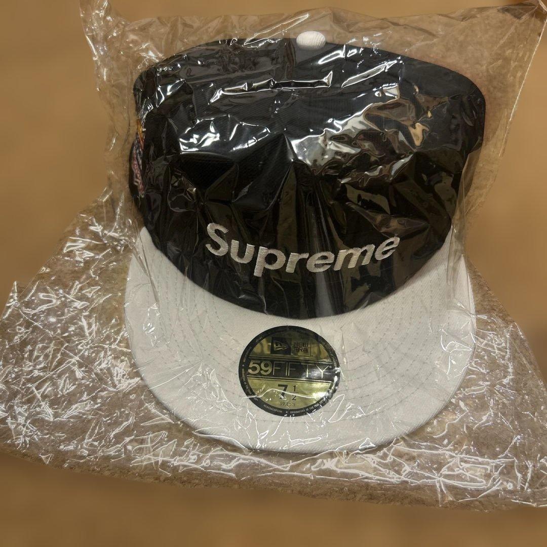 帽子 Supreme 2-tone box logo new ERA 7 1/2
