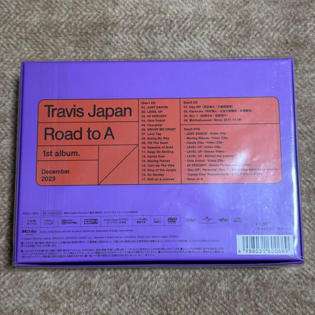 ★新品未開封★ Travis Japan 「Road to A」FC限定盤