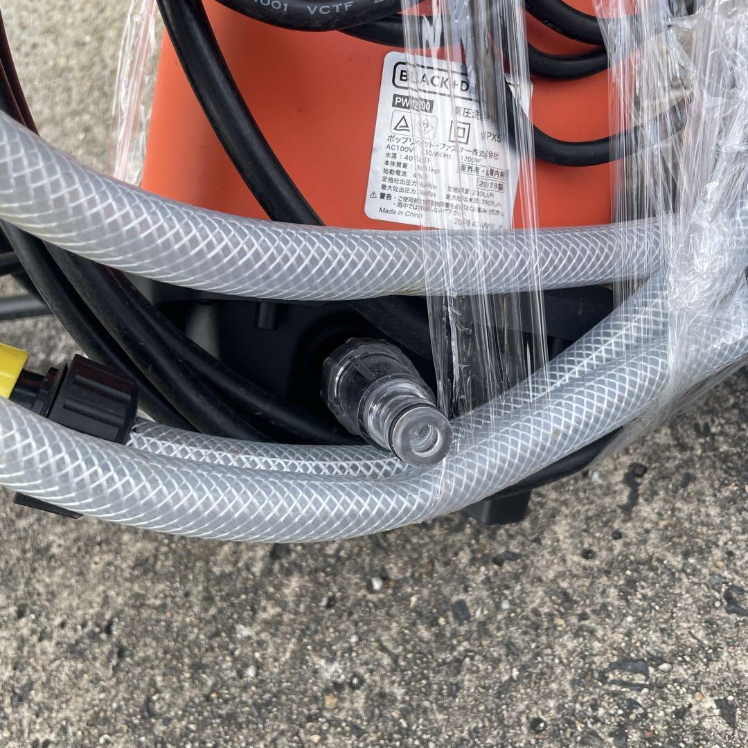 ブラックデッカー 高圧洗浄機 IPX5 屋外用 屋内用
