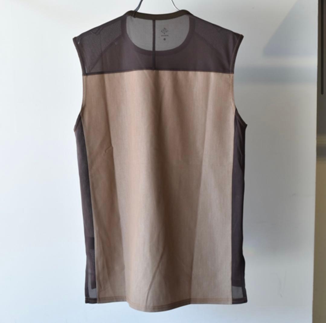 RYOGEN DENIM FRENCH SLEEVE TEE BROWN最終値下